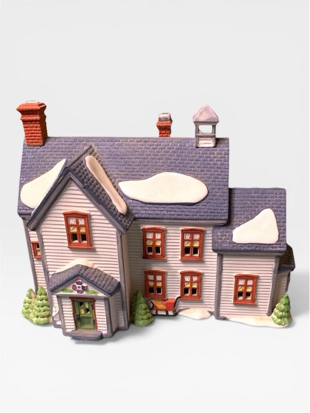 Vintage Dept 56 New England Village Pennsylvania Dutch House Lighted Tested